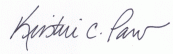kristins signature